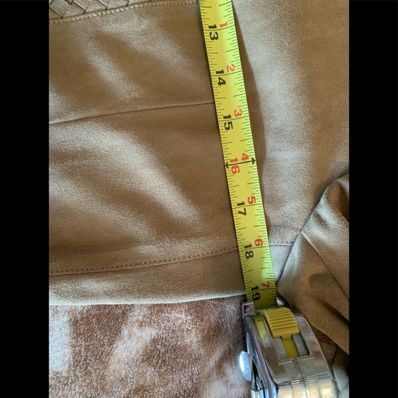 Adrienne Vittadini Suede Jacket Made In Italy. - Picture 11 of 12